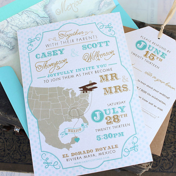 The Only Destination Wedding Invitation You'll Ever Need to See. Period.