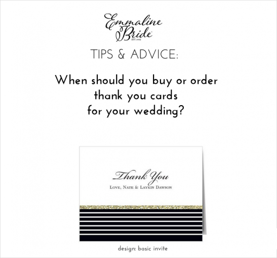 When Should You Order Thank You Cards For Weddings