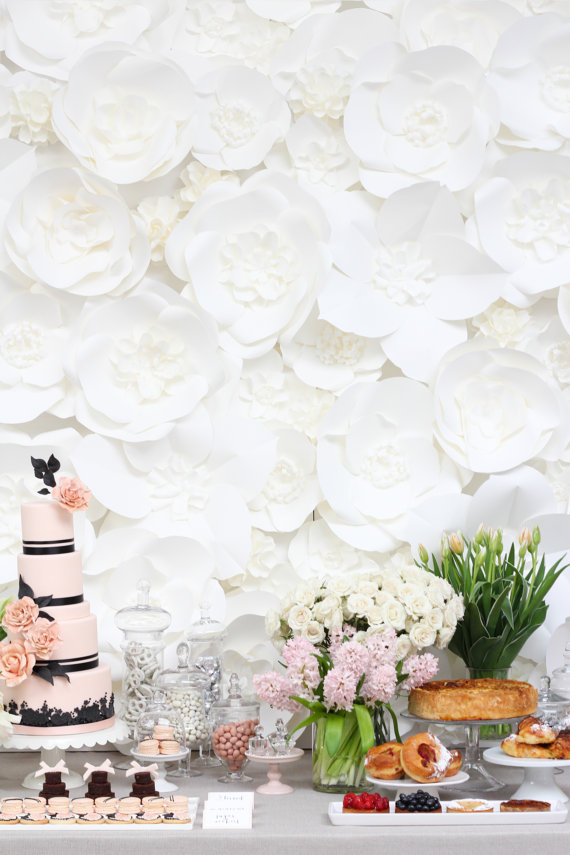 White Flower Backdrop - Giveaway! - Dragonfly Expression